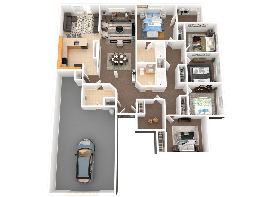 5 Bed 2 Bath (ADA-EFM)